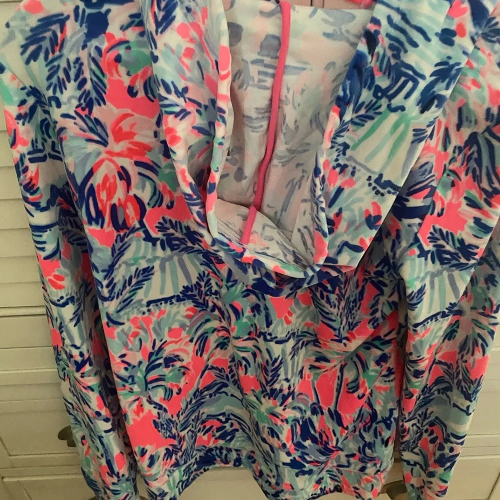 Lilly Pulitzer Multicolor Zip-Up Hoodie - Picture 7 of 8